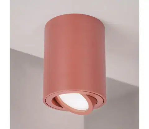 Svietidlá BRILAGI - Bodové svietidlo MIA 1xGU10/30W/230V 100x80 mm hnedá WO-MIAC-02-RUST-OEM