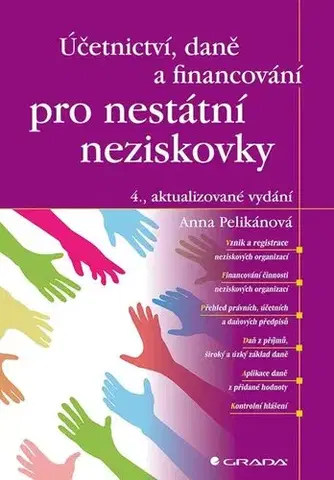 Dane, účtovníctvo Účetnictví, daně a financování pro nestátní neziskovky, 4., aktualizované vydání - Anna Pelikánová