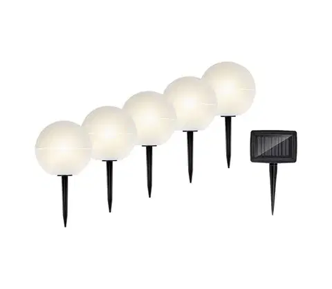 Lampy Grundig - SADA 5x LED RGBW  Solárne svietidlo LED/3,2V IP44 8711252304427