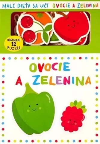 Leporelá, krabičky, puzzle knihy Malé dieťa sa učí - Ovocie a zelenina - Williams Gareth