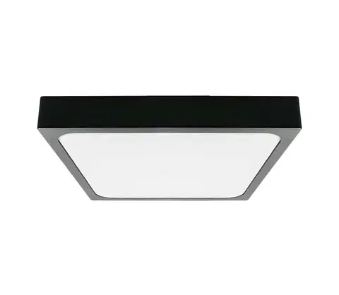 Svietidlá  LED Kúpeľňové stropné svietidlo LED/30W/230V 6500K IP44 42x42 cm čierna 7650