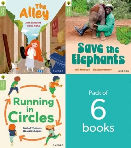 Príprava do školy, pracovné zošity Oxford Reading Tree Green Sparks: Level 6 LEVEL 6 PACK of 6 - Ikechiuku,Cully Hamner