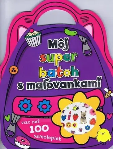 Nalepovačky, vystrihovačky, skladačky Môj super batoh s maľovankami