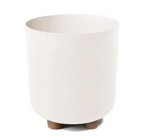 Kvetináče a truhlíky Kinekus Kvetináč plastový SOFIA priemer 190 mm, krémový, výška 210 mm
