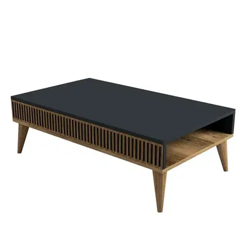 Konferenčné stolíky Konferenčný stolík Mila Anthracite and Walnut