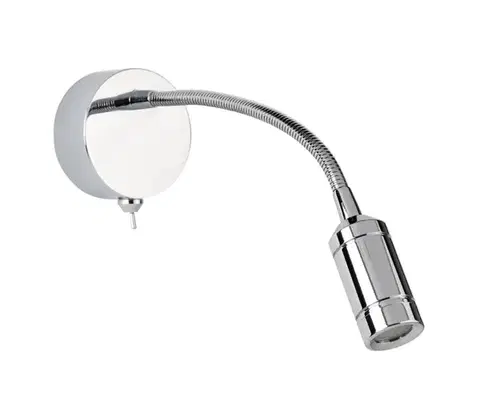 Svietidlá Searchlight 2256CC - LED Flexibilná lampička ADJU LED/1W/230V 2256CC