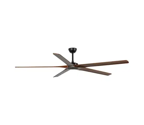 Ventilátory FARO Barcelona FARO 34190WT - Stropný látor BIGWOOD XL borovica/čierna pr. 200 cm WT + DO 34190WT