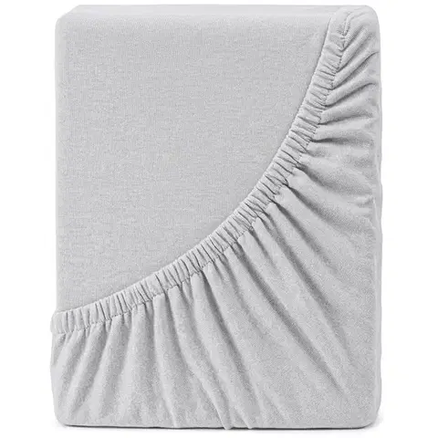 Plachty 4Home jersey prestieradlo Lycra sivá, 100 x 200 cm