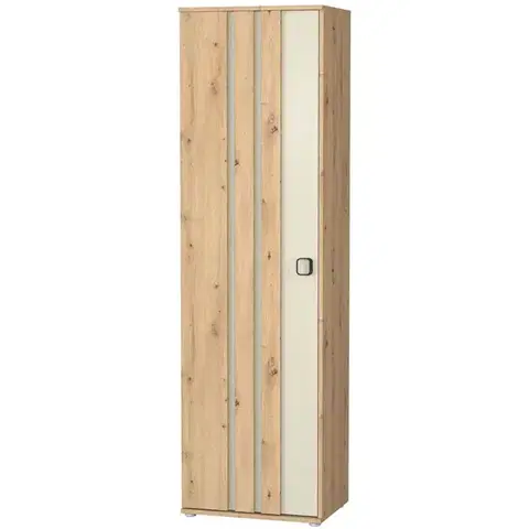 Šatníkové skrine Skriňa 1D Camari dub Artisan/Casmhere