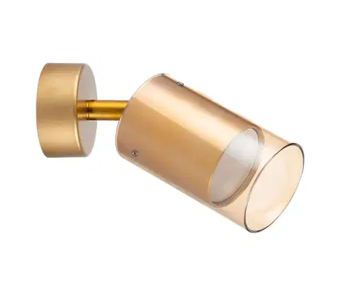 Svietidlá Zuma Line 2211BD-1-GLD - Nástenné bodové svietidlo REN 1xGU10/50W/230V zlatá OB-2211BD-1-GLD
