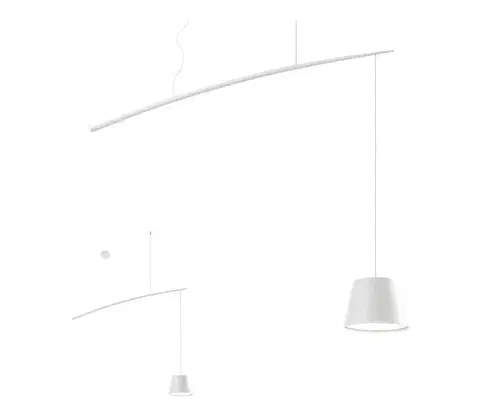 Svietidlá Redo 01-1497 - LED Luster na lanku LOLLI LED/6W/230V biela 01-1497
