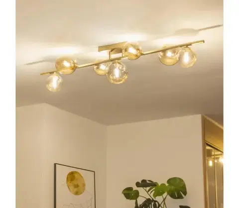 Svietidlá BRILAGI - LED Prisadený luster MILLA 7xG9/3W/230V zlatá 7010-7GA