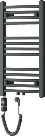 Radiátory do kúpeľne MEXEN/S - Ares radiátor + vykurovacia tyč 700 x 400 mm, 300 W, antracit W102-0700-400-2300-66