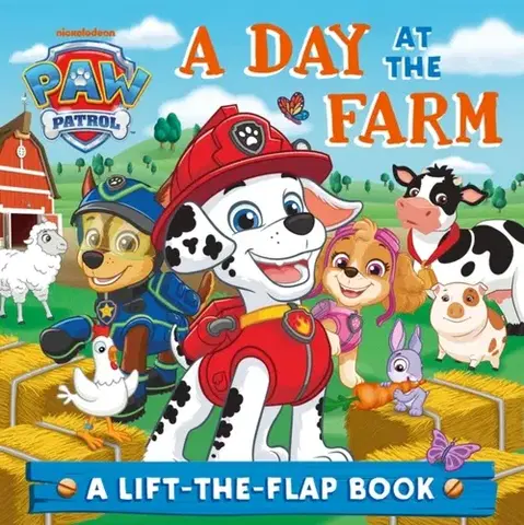 Leporelá, krabičky, puzzle knihy PAW Patrol A Day At The Farm Lift-the-Flap book - Patrol