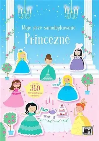 Nalepovačky, vystrihovačky, skladačky Moje prvé samolepkovanie - Princezné