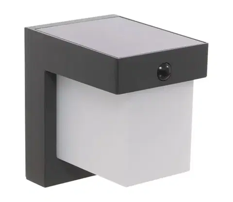 Svietidlá Hesperide - Solárne nástenné svietidlo MULTY LED/3,7V 2600 mAh IP65 antracit 211213