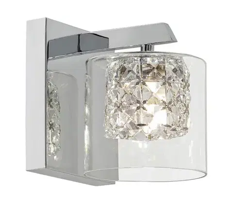 Svietidlá Rabalux 3113 - Krištáľové nástenné svietidlo DUCHESS 1xG9/40W/230V 3113