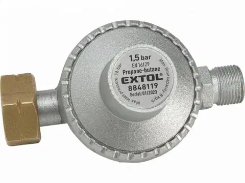 Vane EXTOL PREMIUM Regulátor plynu G3/8, 1,5bar, max 16bar