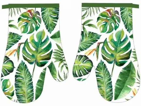 Chňapky Kinekus Chňapka s magnetom, kuchynská, 2ks, LEAVES, mix dekorov