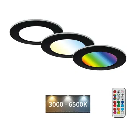Svietidlá Briloner - SADA 3x LED Stmievateľné kúpeľňové svietidlo LED/4,8W/230V IP65 7035-035