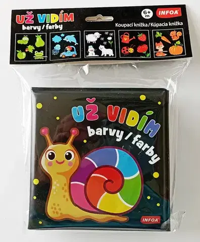 Knižky do vane Koupací leporelo / Kúpacie leporelo - Už vidím barvy / Už vidím farby