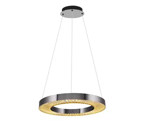Svietidlá  LED luster na lankách JESI LED/35W/230V 3000K priemer 60 cm strieborný 701CHD1391