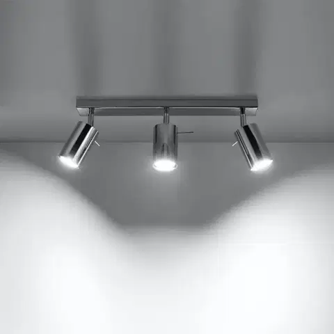 Lampy do obývačky Stropné bodové svietidlo  Oregon 3 A-0729 chróm