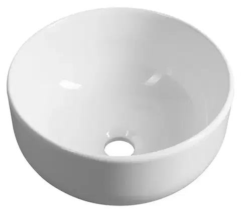 Umývadlá SAPHO - EI keramické umývadlo na dosku, Ø 33cm, biela TU0077