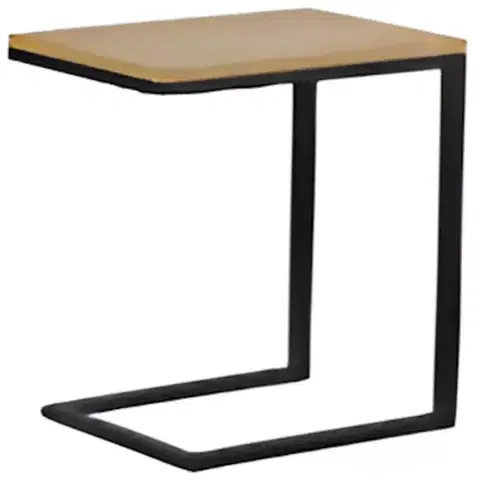 Konferenčné stolíky s úložným priestorom Stolík Vitus 10793 Dub/Čierna
