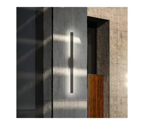 LED osvetlenie Ideal Lux - LED vonkajšie nástenné svietidlo LINEA LED/23W/230V CRI 90 144cm IP54 antracit 313504