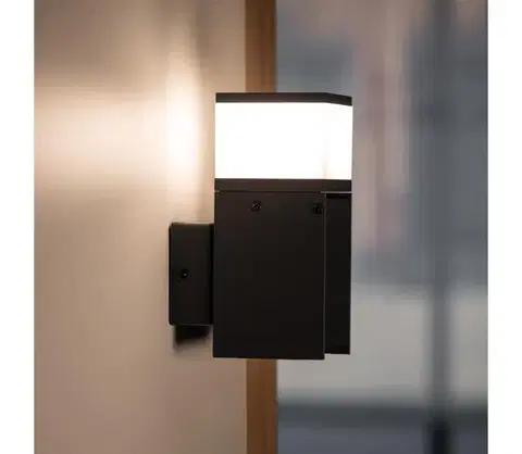 Svietidlá  38760 - Vonkajšie nástenné svietidlo DASTEN 1xG9/11W/230V IP44 čierna 38760