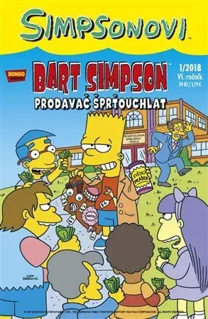 Komiksy Bart Simpson 1/2018: Prodavač šprťouchlat - Kolektív autorov
