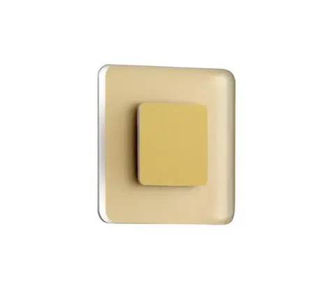 LED osvetlenie LDST SW-01-SZ-BC8 - LED schodiskové svietidlo SWIFT 8xLED/1,2W/230V zlatá 3500K SW-01-SZ-BC8