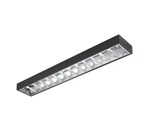 Svietidlá  Žiarivkové svietidlo T8 2xG13/18W/230V 120 cm čierna TL302B