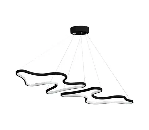 Svietidlá  LED luster na lanku DUPLE ARTISAN LED/80W/230V 4000K čierna 166PRG1239