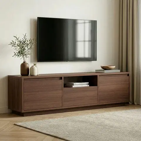 TV stolíky ANTIC TV stolík s dvierkami, orech Milano