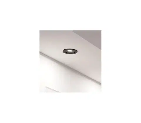 Svietidlá Eglo 902243 - LED zapustené podhľadové bodové svietidlo BARRANCO 1xGU10/4,5W/230V čierne 902243
