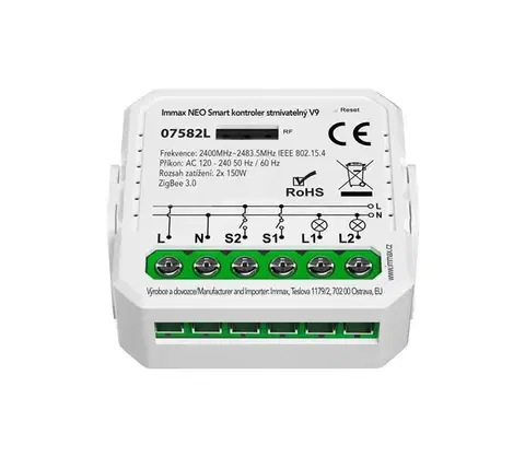 LED osvetlenie  Neo 07582L - Inteligentný  kontroler stmievateľný V9 2-tlačidlový Tuya 07582L