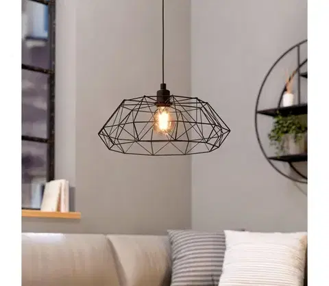 Svietidlá Eglo 49487 - Luster CARLTON 2 1xE27/60W/230V 49487