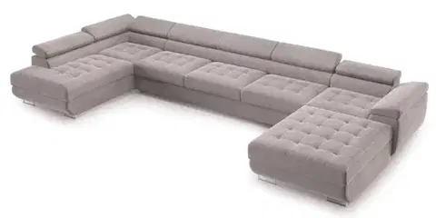 Sedačky a sedacie súpravy ArtPK Rohová sedacia súprava BENJAMIN 275 U XL | ľavá strana Farba: Castel 20