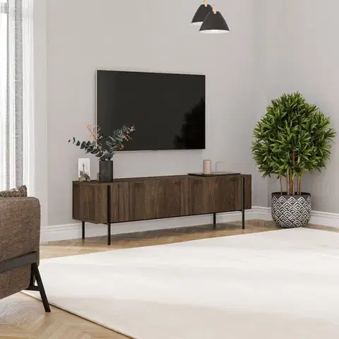 TV stolíky TV stolík Herman - Walnut