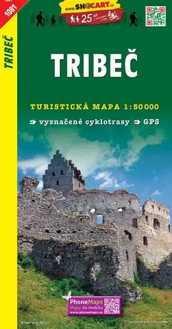 Turistika, skaly Tribeč 1:50 000 - TM 1081