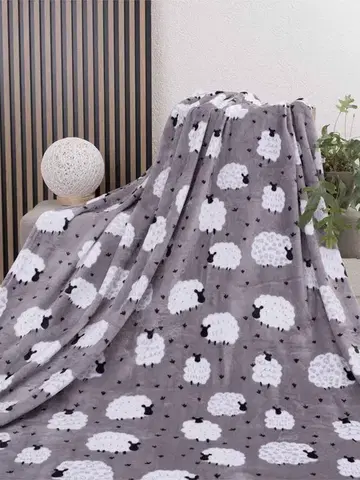 Deky MKLozkoviny.sk Deka mikroplyš Exclusive 150 × 200 cm – Ovečky