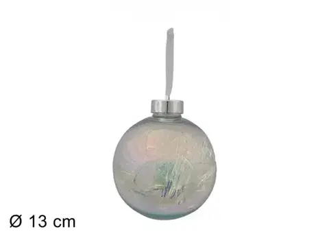Vianočné dekorácie MAKRO - Guľa vianočná 13cm