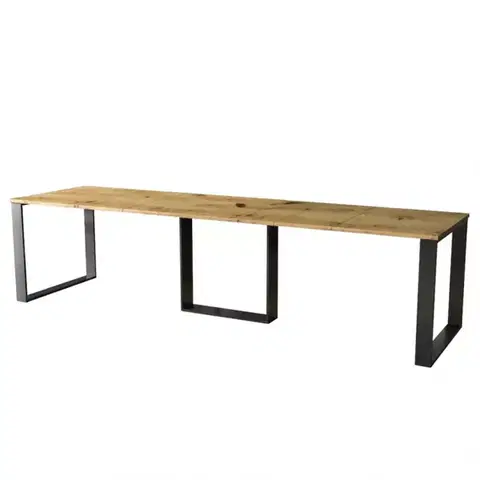 Jedálenské stoly Rozkladací stôl Borys 130/210x80cm Dub Artisan