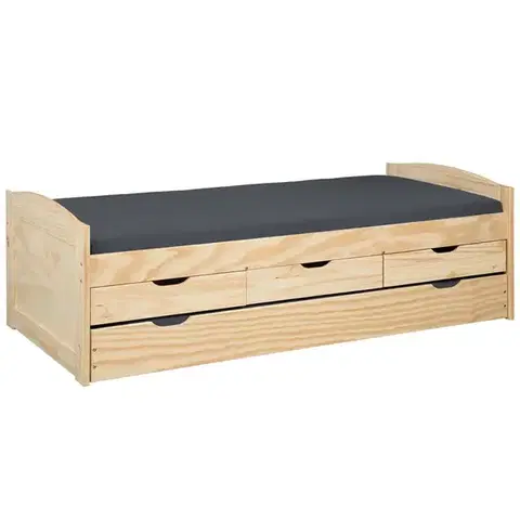 Postele pre dievčatá Posteľ 30500245 Marinella 90x200 +Zásuvka Prírodné