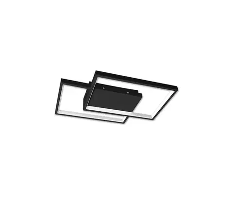 Svietidlá  LED stmievateľné stropné svietidlo 45W/230V 3000-6500K čierne + diaľkový ovládač POLARIS BLACK 45W-CCT