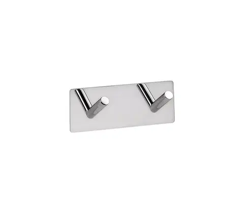 Svietidlá BEMETA Vešiak 11,5x4,5 cm nerez/strieborný 163106271