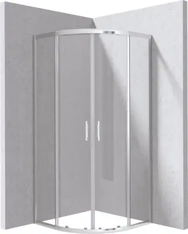 Sprchovacie kúty DEANTE - Funkia Evo polguľatý sprchovací kút, polguľatý, 90x90 cm, KYP_0099P