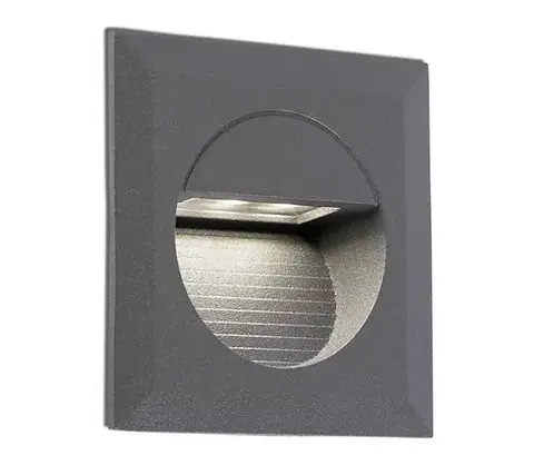 Svietidlá FARO Barcelona FARO 70402 - LED Vonkajšie schodiskové svietidlo MINI CARTER LED/1,2W/230V IP44 W-VEN70402